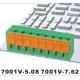 250V Voltage Rating Terminal Block with Screw/Spring Connector Type