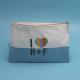 Recycled Long Travel Makeup Bags , Customized High End Logo Zipper Toiletry Bag