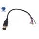 Waterproof 13 Pin Extension Cable For Reverse Monitor Camera 1M To 10M