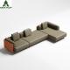 Italian Modern L Shape Corner Sofa Set Furniture For Lobby Living Room