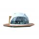 Farmhouse Outdoor Round Glamping Dome Tent with Customized Color Luxury House Bathroom
