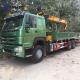 10 Wheels 371hp 10 Ton Straight Arm Crane Truck Sinotruk HOWO 6x4