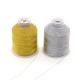Sparkling Metallic Embroidery Thread for Machines Cords and Braids in Golden Shades