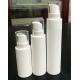 Eco friendly white empty  white plastic cosmetic packaging container serum lotion 15ml 30ml 50ml airless pump bottle