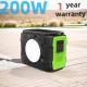 200W173wh Camping Mobile Lithium Battery Solar Generator Power Supply for Remote Work