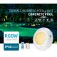 Synchronous Control Underwater Led Pool Lights VDE 470nm Surface Mount
