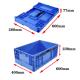 Foldable Plastic Crate Heavy Duty Stackable Collapsible Moving Box Resuable Plastic Crate