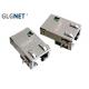 1G Ethernet Magnetic Rj45 Jack Connector PIP Mounting Tab Down Offset Low Profile
