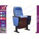 Upholstered Ergonomic High Grade Fold Up Auditorium Seating / Movie Theater Chairs