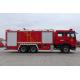 11.9kw HOWO Commercial Fire Trucks Fire Engine 9850×2540×3700MM  PM120/SG120