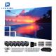 Consumption 5000 1 Contrast Ratio Outdoor LED Advertising Screen with Hanging Installation Method