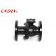 2PC WCB Floating Carbon Steel Ball Valve DN15 - DN200 PN16 Flanged Valve