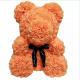Factory Price 20/40/60/70cm Artificial Rose Bear Foam Rose Teddy Bear For Christmas/Valentines Day Gift
