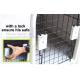 House with lock ensure safe, Non-toxic, odorless, whether proof kennel, solid build, classic dog house, comfort of clean