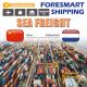 Shenzhen To Netherlands FCL Ocean Freight Container Shipping