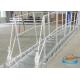 Gangway Marine Boat Ladders Anodized Surface JIS Standard With Safety Net