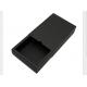 Black Paper Cardboard Drawer Box Offset Printing Foil Finishing Customized FSC CE