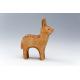 ISO9001 Handmade Wooden Animals Fawn Toy With Private Logo