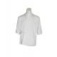 195GSM Three Quarter Sleeve Shirts White Japanese Style Wrinkle Free With Ties