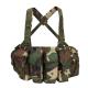 Backcountry Survival Tactical Chest Vest Radio Harness Bag Holster Molle Vest Gear Bag Hunting Waist Bag