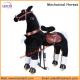 Adult Horse Action Pony, Ride on Toy, Mechanical Moving Horse, Black Giddyup for Children