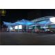 Outsize Tensile Membrane Canopy Customized Size Awning On Shopping Mall
