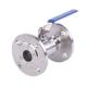 High Mounting Pad Ball Valve with Class 150LB ISO5211SS304 SS304L SS316 SS316L Flange