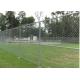Commercial Chain Link Fence 8 Foot Sliver Color With EC / ISO9000 Certificate