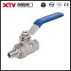 Normal Temperature Xtv 2PC Stainless Steel Ball Valve with Internal and External Thread