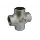 SS316 Butt Welded Stainless Steel Pipe Fittings Cross Reducer 1 / 2" - 48"
