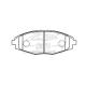 Ceramic Disc Brake Pad Set OE Replacement for GRL Braking System