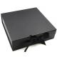 PMS Mildewproof Garment Gift Boxes Large Black Cardboard Magnetic Closure FSC