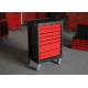 Customized Color Heavy Duty Storage Metal Tool Cabinets On Wheels With 7 Drawers