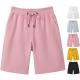 Spring Breathable Cotton Gym Shorts Basketball Knitted Lounge Shorts
