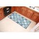 Colorful Checkered Welcome Home Mat , Polyester Filling Outdoor Entrance Mats