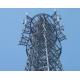 Telecom tower, 81 meters microwave communication tower manufacturer