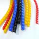 Spiral protection strip for winding cable and pipe protection