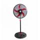 Energy Saving AC Stand Fan 18 Inch Black And Red Color With Wide Plastic Grille