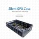 psu mining support rx 580 8gb 5700xt 3070 3080 3090 graphic card rig with silent power supply 8 gpu case card