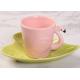 Hotel Stain Resistant 130ml Plate Flamingo Tea Set