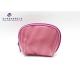 Trapezoid Fashion Design Fabric Makeup Bag Pink Color Size 11.5cm X 5cm X 11.5cm