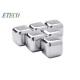 Ecofriendly Stainless Steel Chilling Cubes , Metal Whiskey Stones Dishwasher Safe