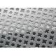 Outdoor Perforated Metal Mesh , Stainless Steel Perforated Sheet Full Coverleaf Pattern