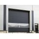 Exterior Aluminum Rapid Spiral Door Thermal Insulated Rolling Up Warehouse