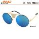Hot sale style round  metal sunglasses ,UV 400 Protection Lens
