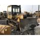 Enclosed Cabin Used Small Bulldozers CAT D3C XL 6 Way Blade Powershift Transmission