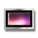 Silver Panel Mount Windows Embedded Touch Screen Panel PC 2 RS232 Interface