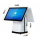 15.6 Touch Screen Cash Register POS System with 2nd Display and 256G SSD Storage