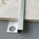 Matt Satin Square Tile Edging Strip , Aluminum Tile Edge Trim 10X10X2500mm