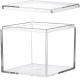 Square Wedding Acrylic Storage Cube Mini Candy Favor Clear Acrylic Box With Lid